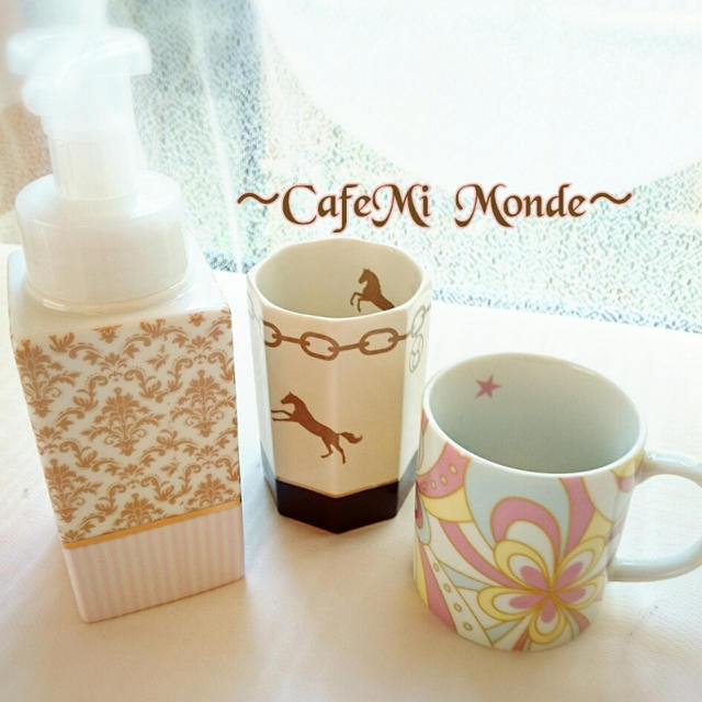 『CafeMiさんですか？』と体験レッスン作品❤ポーセラーツ