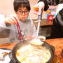 晩御飯は寄せ鍋うどんです！！