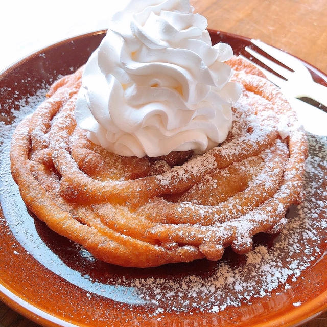 ホットケーキミックスでアメリカで人気のファンネルケーキを作りました By みきママさん レシピブログ 料理ブログのレシピ満載