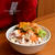 撮影の残りでまかない丼？の晩ご飯。と、人生初のマラソン大会♪