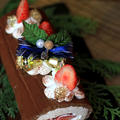 クリスマスロールケーキ（砂糖不使用・グルテンフリー） by ミラさん