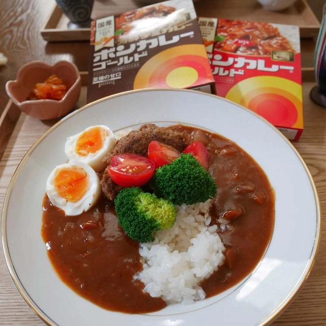 あいがけボンカレー#本日のおうちごはん