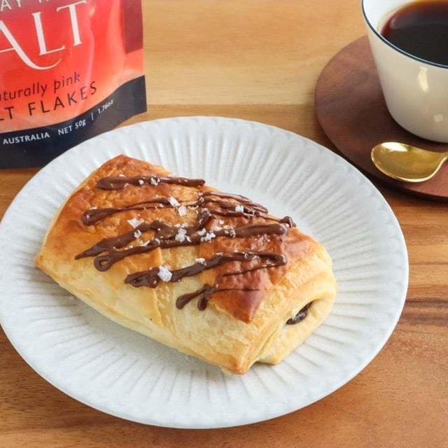 ＊マレーリバーソルトで塩チョコデニッシュ＊