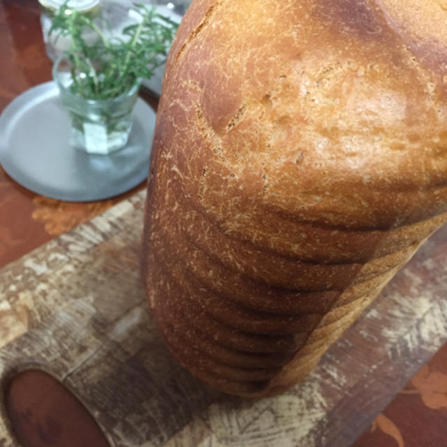 週末、パンを焼いて粉消費