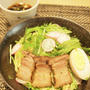 手作りベーコンでざるラーメン