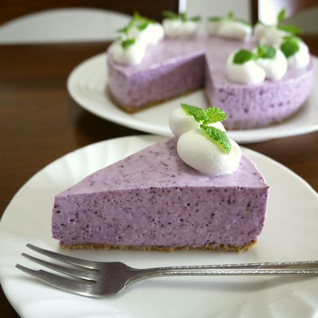 【簡単レシピ】３STEPブルーベリーヨーグルトケーキ♪