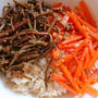 レンジで簡単♪人参ナムルの作り方＋韓国レシピ。ビビンバ・キンパの人気具