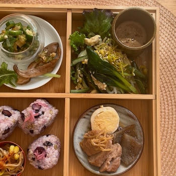 Mindfulness bento box; 整え弁当