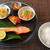 焼鮭和プレート・・・写真が見当たらない・・・金平牛蒡♪・・♪