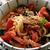 コチュジャンだれのトマトうどん