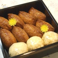 いなり寿司で夕ご飯♪