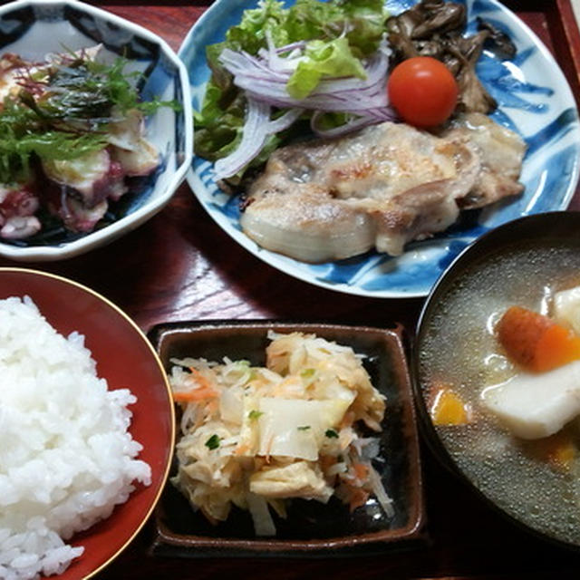 塩麹で生姜焼