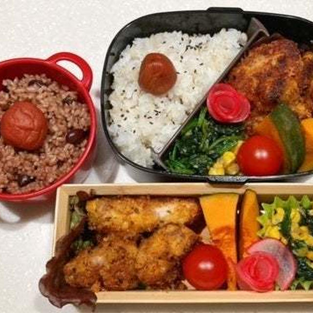 ついに！私の作るお弁当が・鶏のパン粉焼き弁当