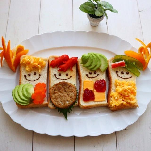 食パンアート＊デコトースト