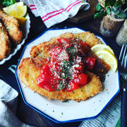 おかわりがとまらない❤️さくさくヘルシー♪ささみのミラノ風カツレツ❤️フレッシュトマトソース❤️