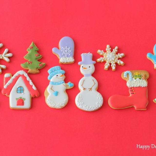 クリスマスアイシングクッキー♪