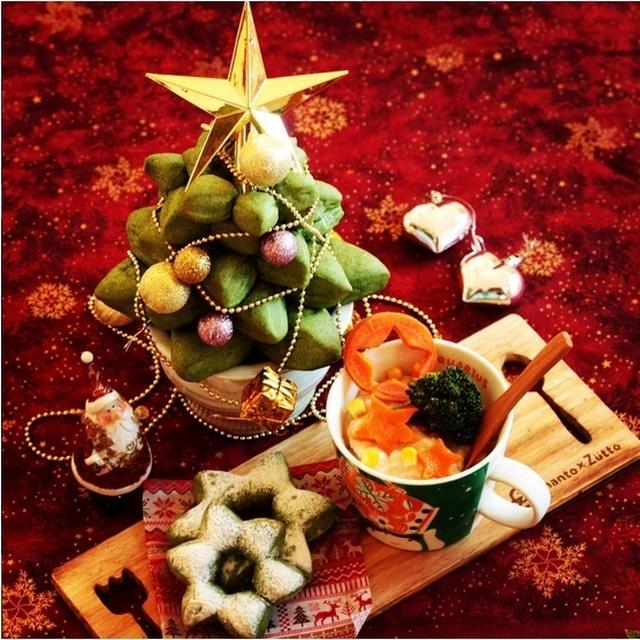 * Instagramで濃いシチュー&パンでクリスマスフォト♪