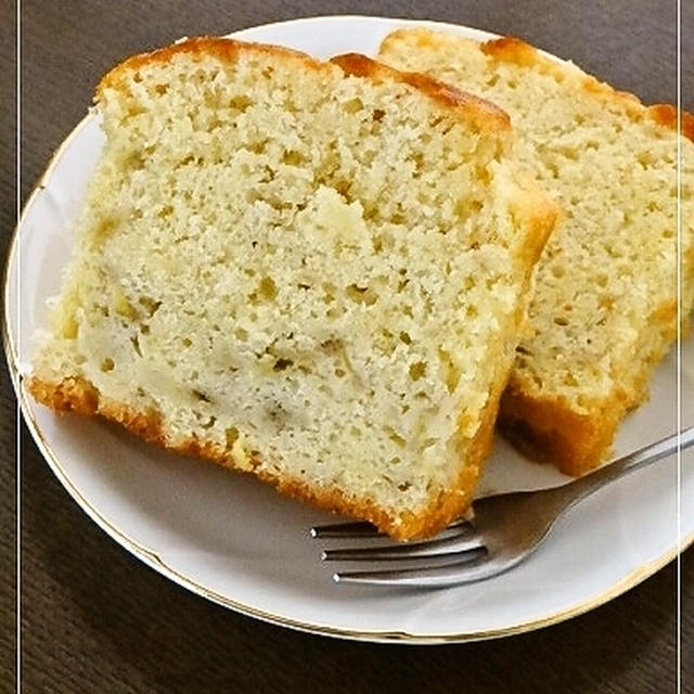 カルピスソフトのバナナケーキ