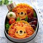 おかずカップでライオン君のお弁当と作り方♪～キャラ弁～