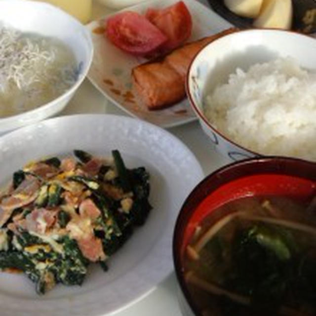 朝ごはん。和食