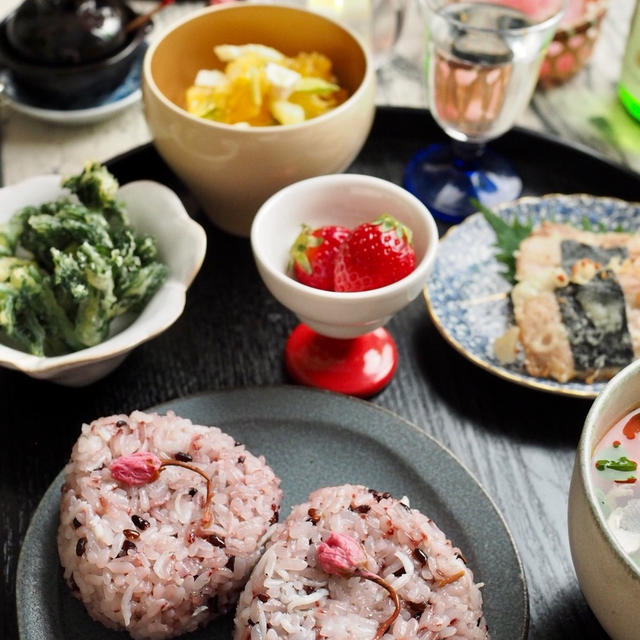 おうちお花見♪桜おにぎりバージョン２