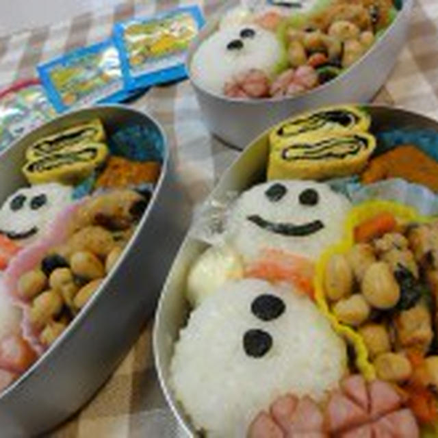 雪だるまのお弁当