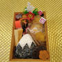 富士山おにぎりとおせちの残り詰め詰め弁当〖デコ弁〗 #平日お昼ご飯はお弁当or外食