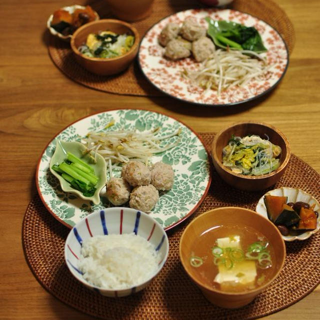 よるおつの茹で肉団子で昨日の晩ごはんと、父と娘