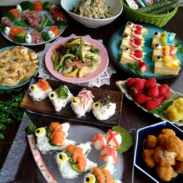 今日は男の子の日☆端午の節句メニューちょっとやりすぎた？！子どもたち大きくなりました〜