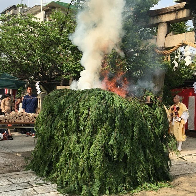 山伏様と護摩焚き…迫力ありました！
