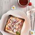 市販のプリンで作る！いちごのキッシュトースト～strawberry quiche toast～ by 四万十みやちゃんさん