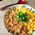 ピリ辛そぼろといり卵の二色丼