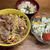 ビビンバ丼とサラダ