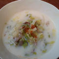 ベーコンと白菜の豆乳スープ by yumiさん