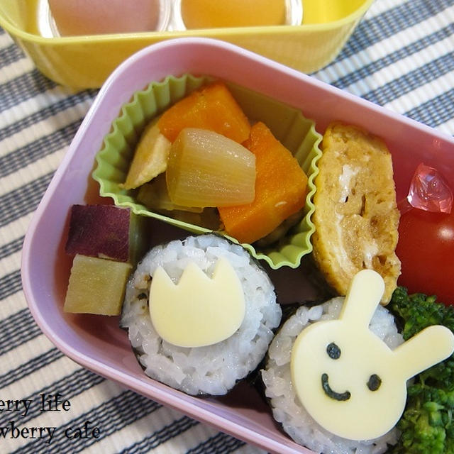 のり巻き＆肉じゃが【幼稚園お弁当】