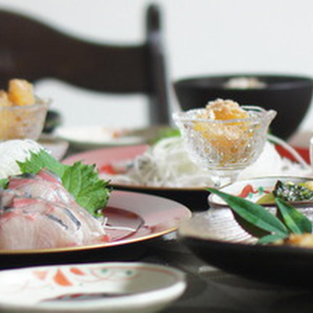 シマアジやれんこん入り精進鰻安納芋入り豚汁の日♫