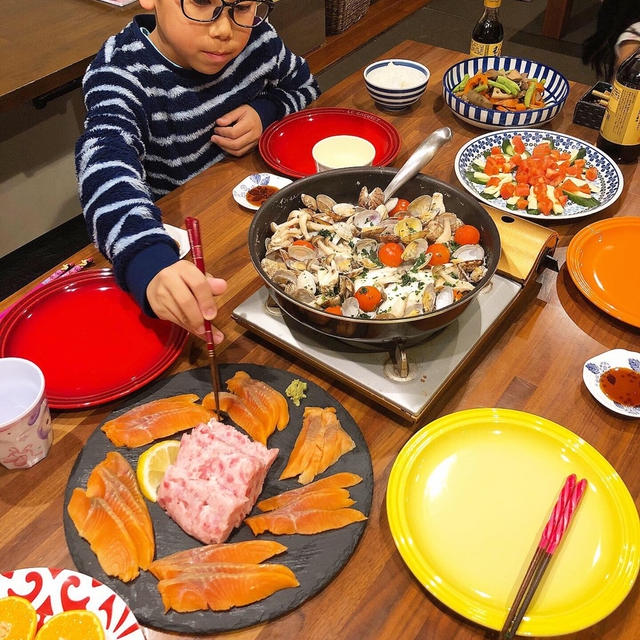 晩御飯はアクアパッツァです！