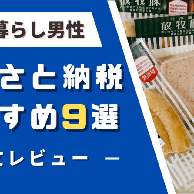 【2025年版】一人暮らし男性のふるさと納税おすすめ9選!!私がよかった返礼品を紹介