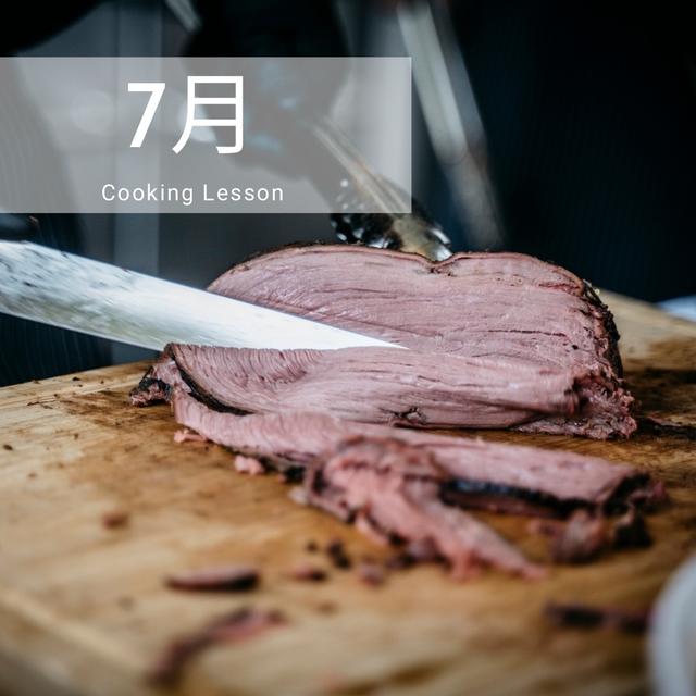 Veggyのチカラお料理レッスン７月ローストビーフ満席となりました。ありがとうございます。