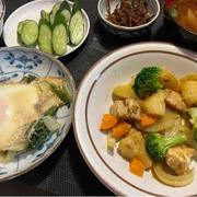診察の結果に涙する＆ムネ肉とジャガイモのカレー炒め