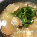 あさりと菜の花の北京風塩拉麺