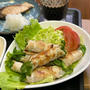 5.14【お家ごはん・夜】ピーマン肉巻き焼き❣️ﾃﾞｽ。他ある物。