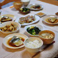 鯖の煮付けとブロッコリーとわかめの塩炒め（オット晩ごはん要らない日）