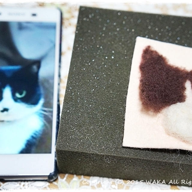■不細工なネコが出来た…( ºΔº )〣ｶﾞ-ﾝ■ 羊毛フェルト
