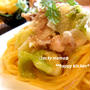 ルクエで夏休みランチ♪火を使わない豚肉とキャベツのパスタ