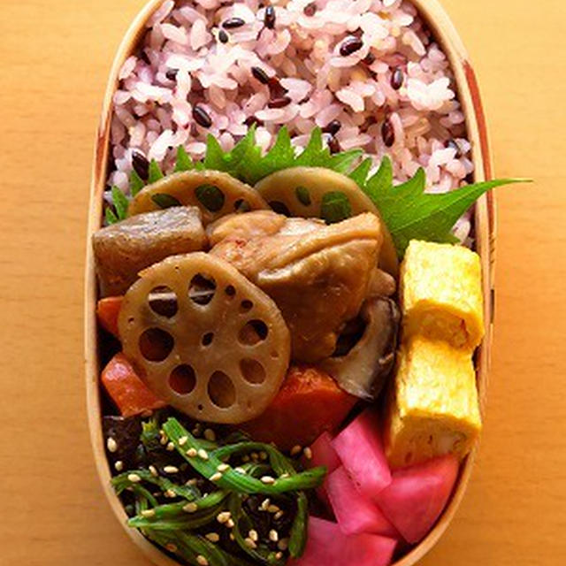 鶏と根菜の炒り煮