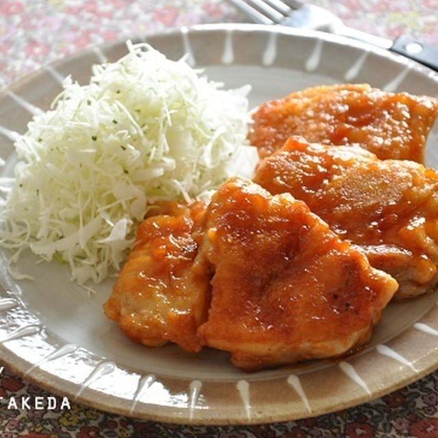 クリスマス料理にも☆鶏肉のケチャップソース炒めと、簡単ソースのこと