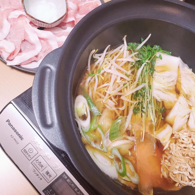 エバラ食品のなべしゃぶつゆで楽うましゃぶしゃぶ