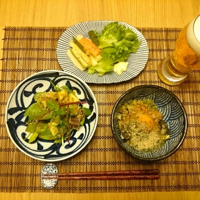 納豆卵。