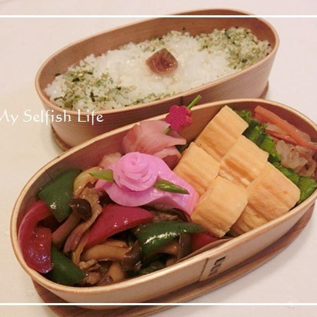 母娘弁当。